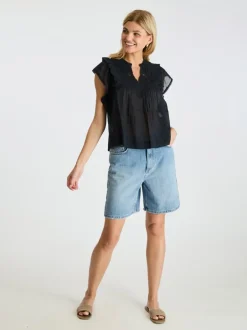 Neo Noir Jayla S Voile Bluse, , 38*Dame Bluser & Skjorter