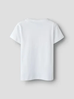 New Name It Jemil T-shirt, , 122-128 cm Bright White