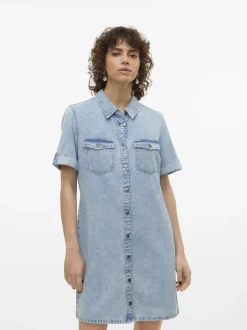 Vero Moda Jennie Denimkjole, , S*Dame Kjoler