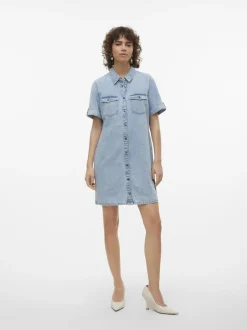 Vero Moda Jennie Denimkjole, , S*Dame Kjoler