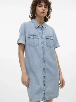 Vero Moda Jennie Denimkjole, , S*Dame Kjoler