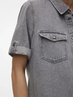 Vero Moda Jennie Denimkjole, , XS*Dame Kjoler