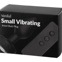 Sinful Jewel Vibrerende Small Butt Plug* Sexlegetøj