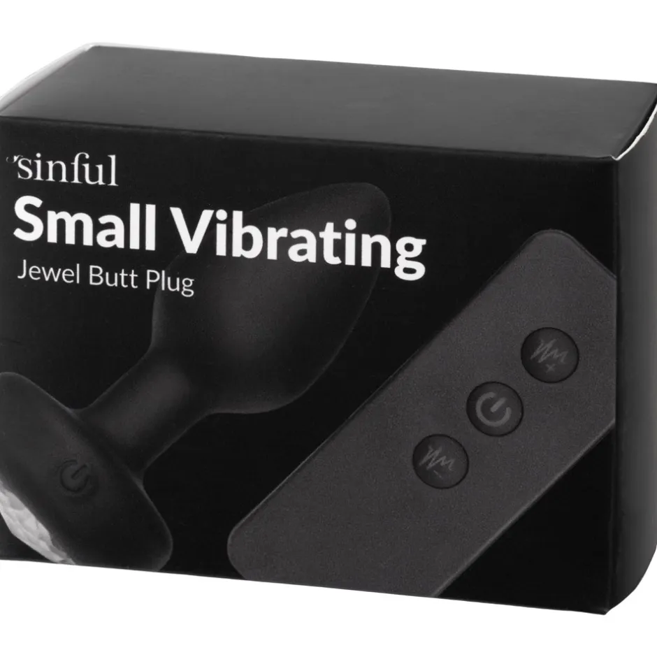 Sinful Jewel Vibrerende Small Butt Plug* Sexlegetøj