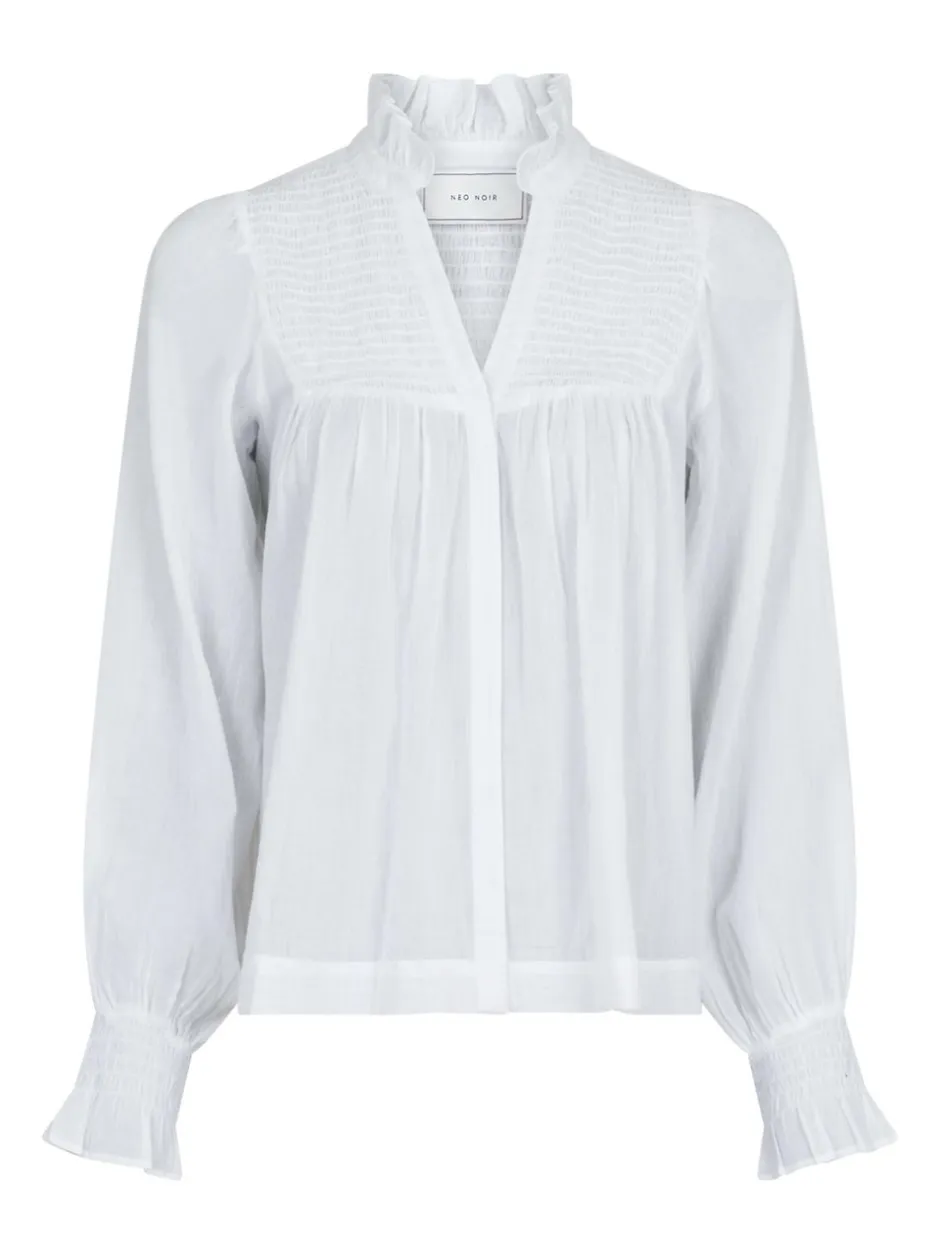 Neo Noir Jill S Voile Bluse, , 36*Dame Bluser & Skjorter