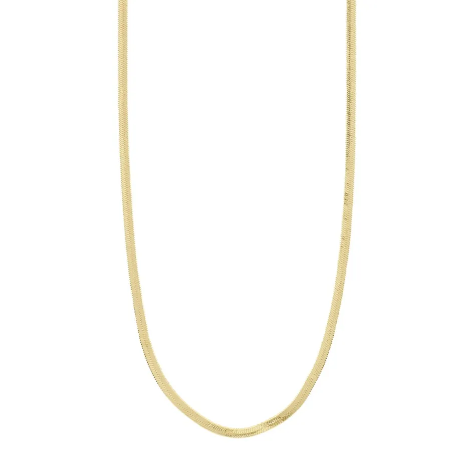 Pilgrim Joanna Flat Snake Chain Halskæde, , 40 cm*Dame Halskæder