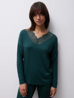 Sale Femilet Josie Langærmet Bluse, , 42 Eden Green