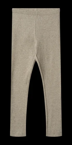 New Wheat Jules Jersey Rib Leggings, , 128 cm Gravel Melange