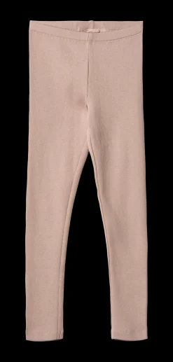 Wheat Jules Jersey Rib Leggings, , 128 cm Rose Powder