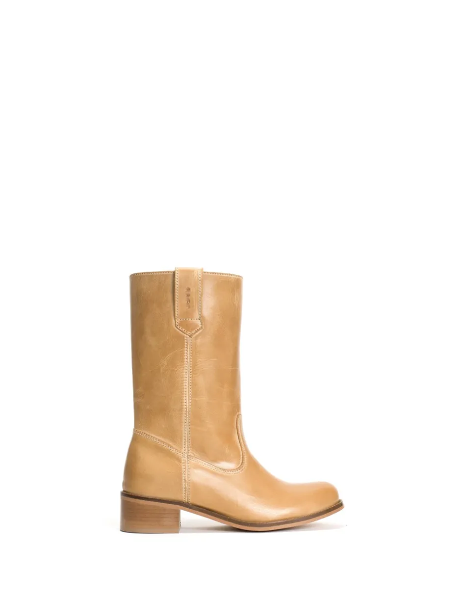 Discount Dico Copenhagen Julia Gaucho Escovado Støvler, , 38 Light Tan