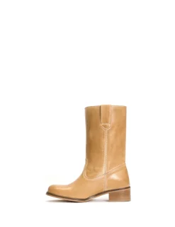 Discount Dico Copenhagen Julia Gaucho Escovado Støvler, , 38 Light Tan