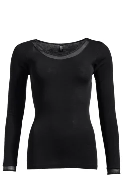 Discount Femilet Juliana Langærmet T-shirt, , 36 Black