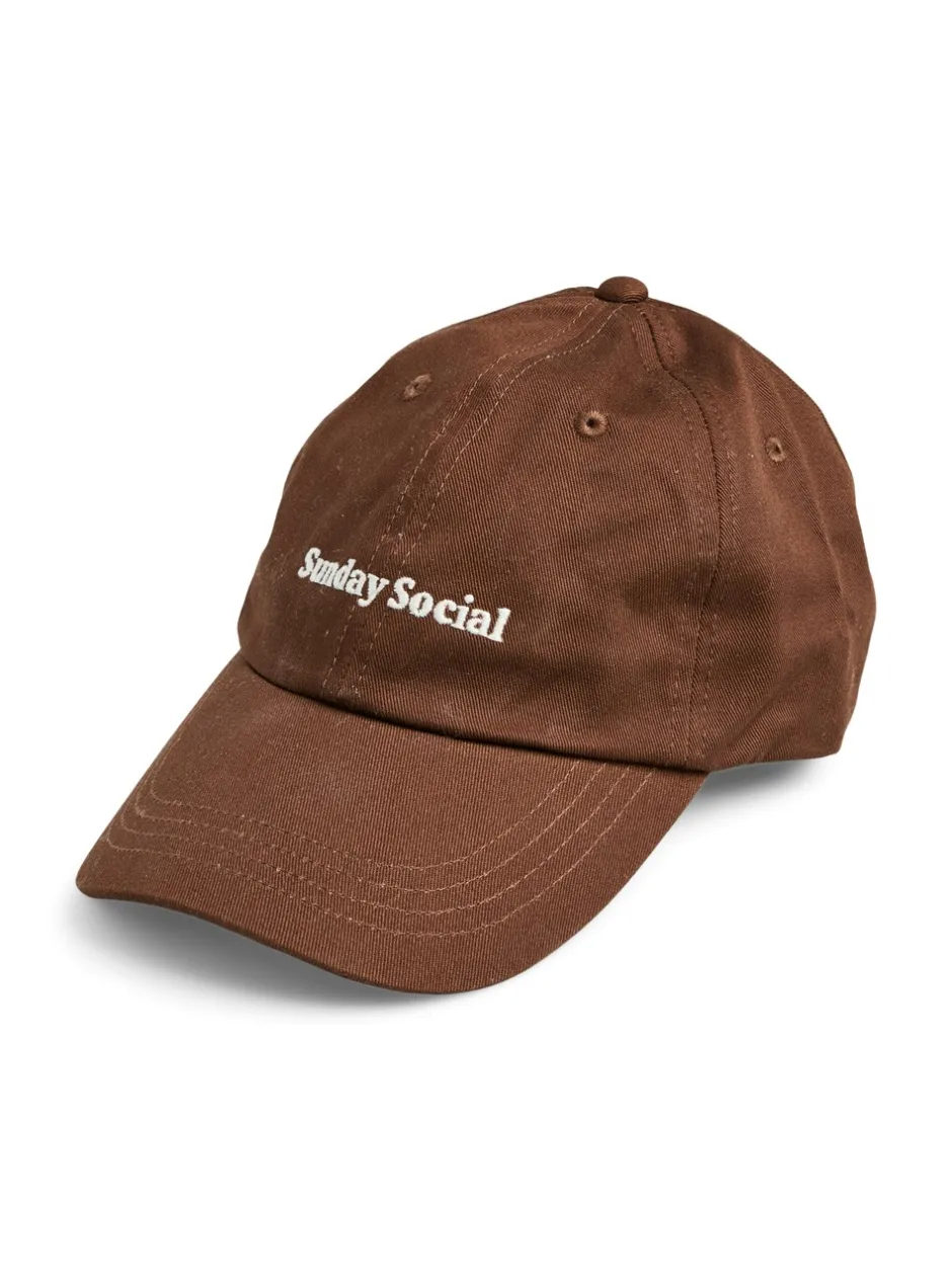 Online Pieces Julie Cap, Brown Stone