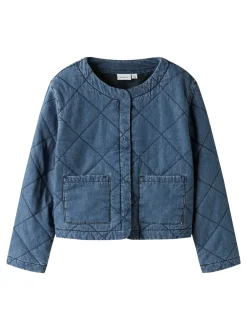 Name It Juliette Quilt Denimjakke, , 164 cm*Børn Overtøj