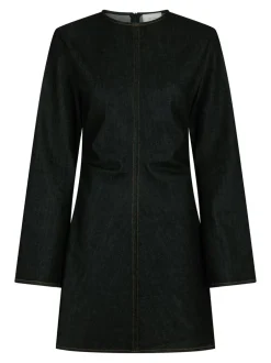 Hot Neo Noir Jumari Denim Kjole, , 38 Black
