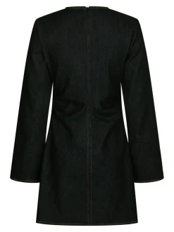 Hot Neo Noir Jumari Denim Kjole, , 38 Black