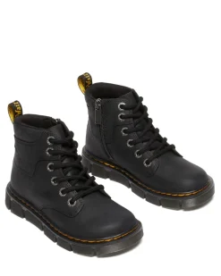 Outlet Dr. Martens Junior Raffle Ankelstøvler, , 31 Black Wyoming