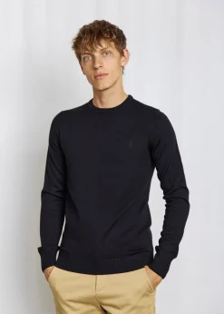 New Bruun & Stengade Jupiter Regular Fit Striktrøje, , XL Black
