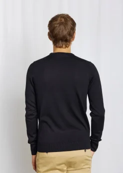 New Bruun & Stengade Jupiter Regular Fit Striktrøje, , XL Black