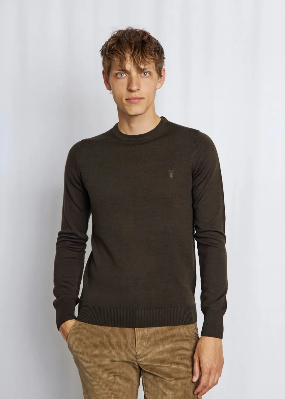 Bruun & Stengade Jupiter Regular Fit Striktrøje, , XL* Strik