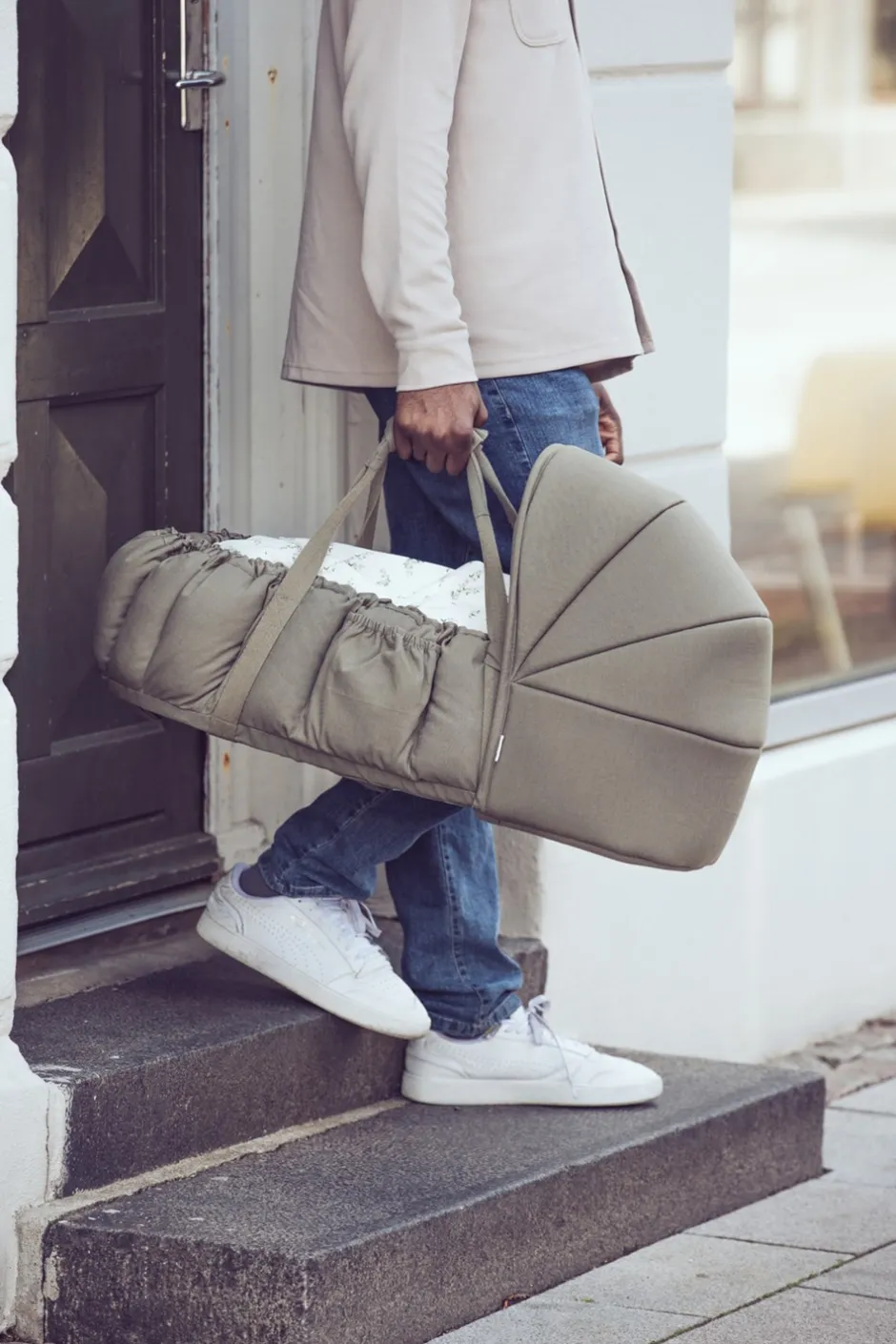Sebra Kaleche til babynest,*Børn Sengerand & Babynest