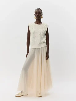 Sofie Schnoor KamelaSW Vest, , M Off White