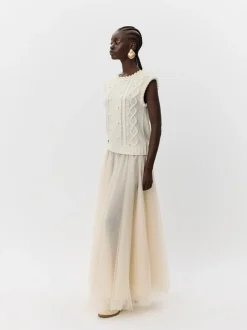 Sofie Schnoor KamelaSW Vest, , M Off White