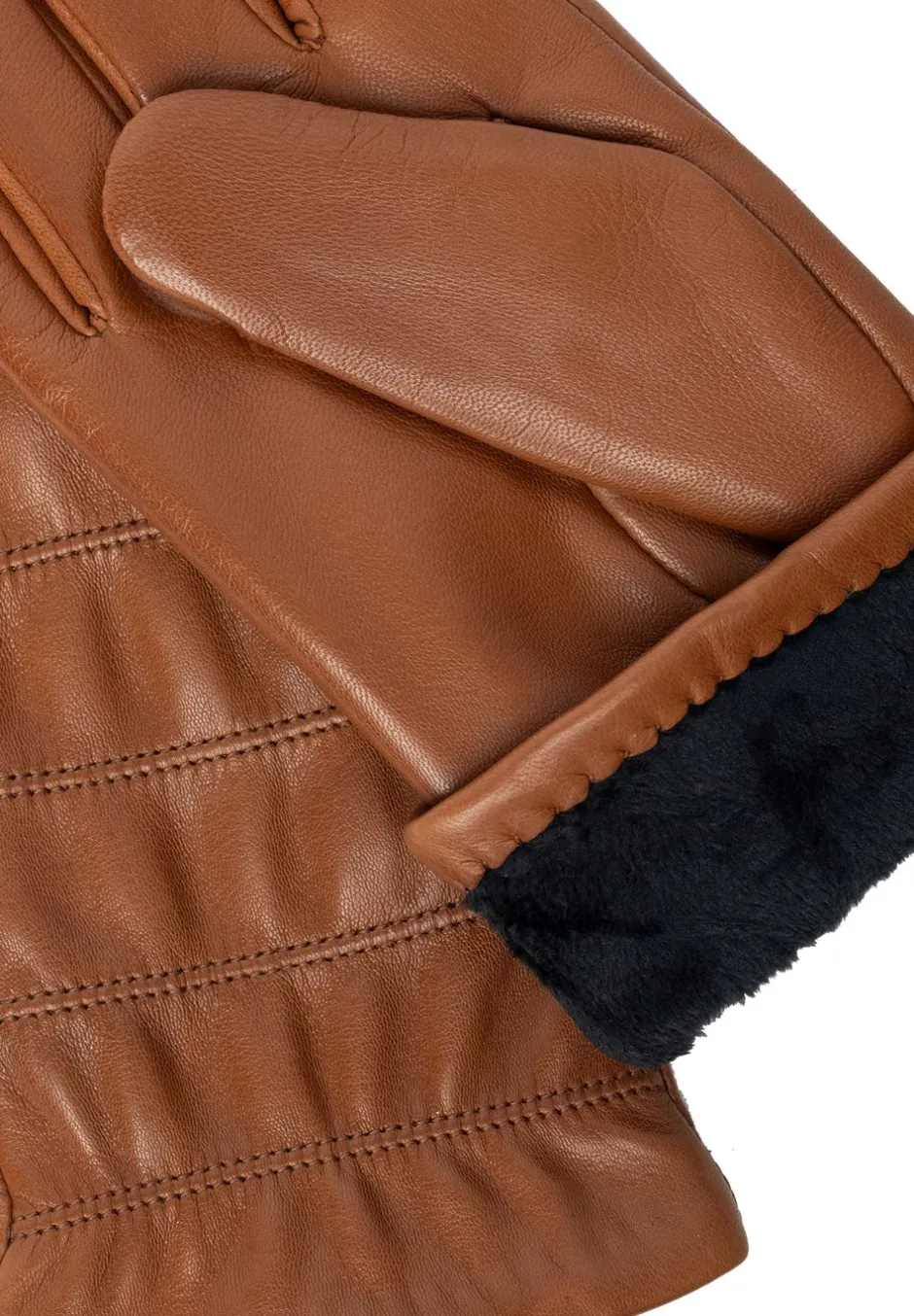 Best Re:Designed Kara S Handsker, , L Cognac
