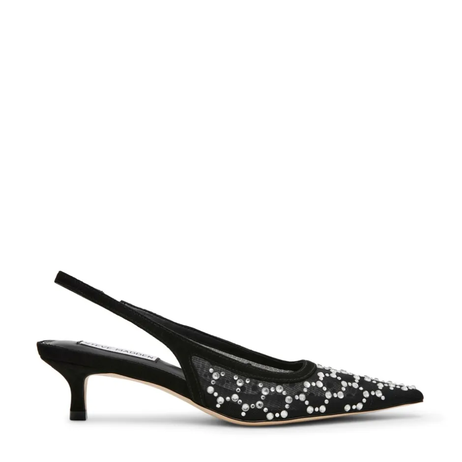Clearance Steve Madden Kari-MR Slingback Pumps, , 42 Black Multi
