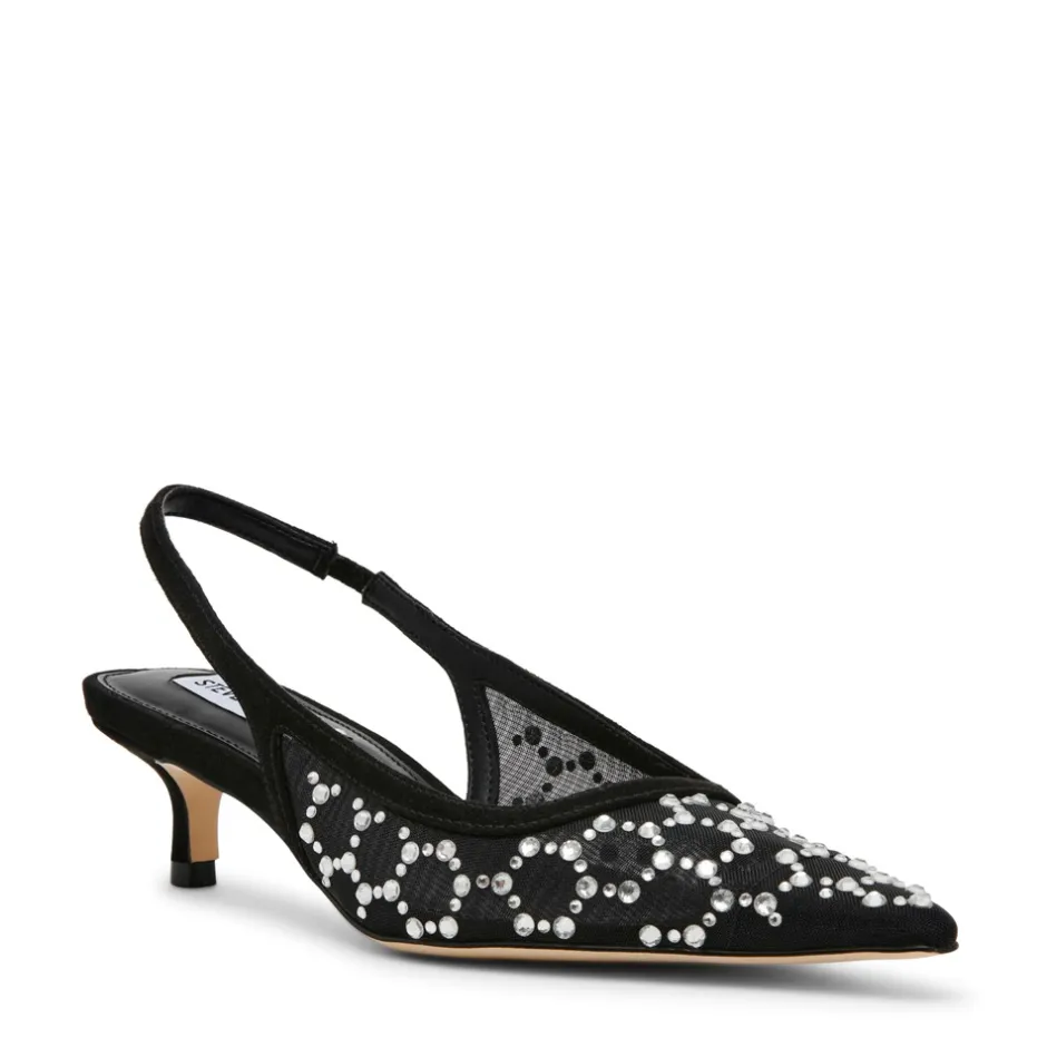 Clearance Steve Madden Kari-MR Slingback Pumps, , 42 Black Multi