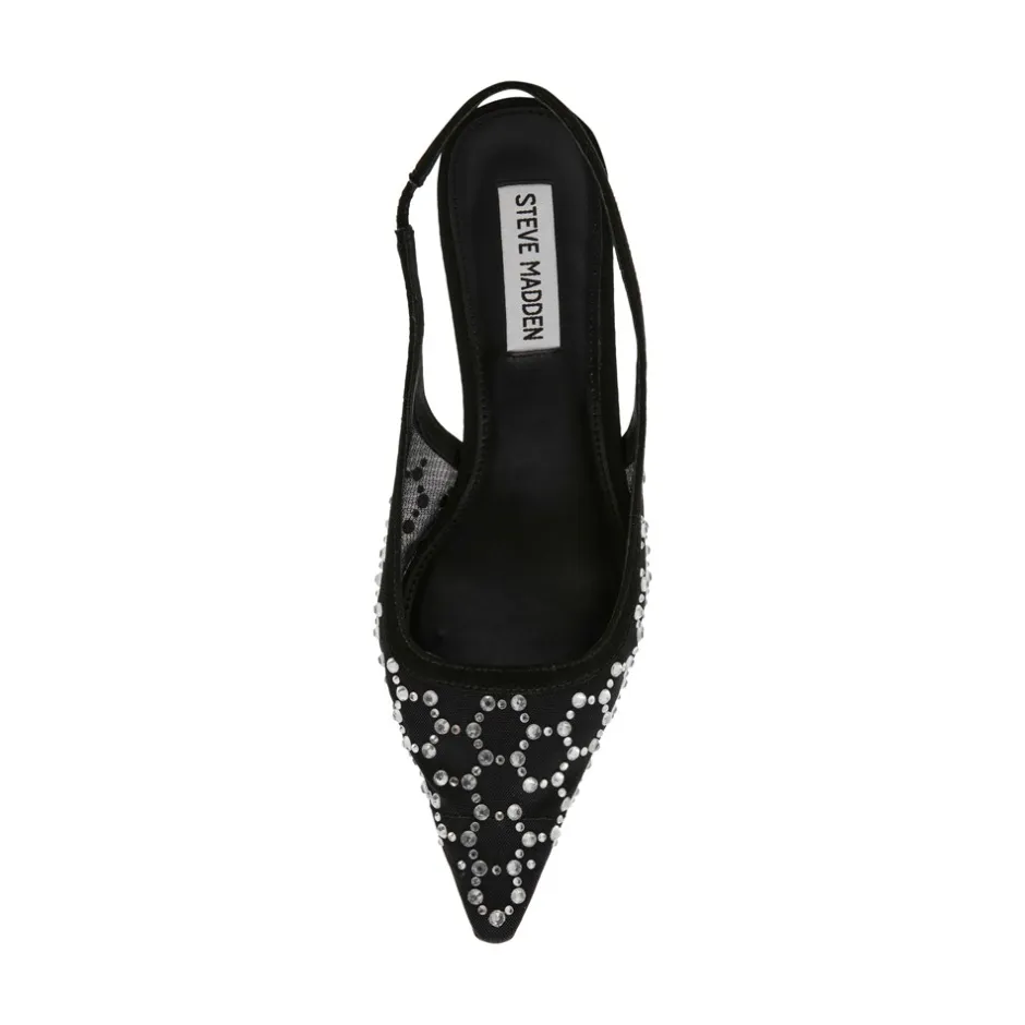 Clearance Steve Madden Kari-MR Slingback Pumps, , 42 Black Multi