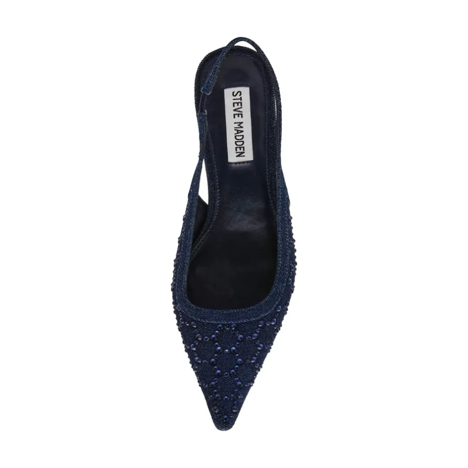 Clearance Steve Madden Kari-MR Slingback Pumps, , 42 Black Multi