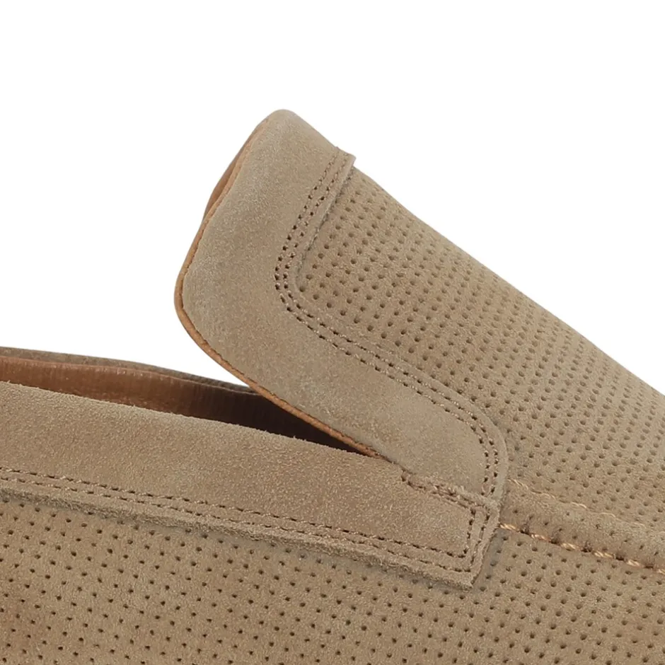 Discount Playboy Footwear Karl Loafers. . 44 Sand Suede