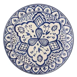 New Bloomingville Karlie Middagstallerken, , Ø27,5 cm Blue