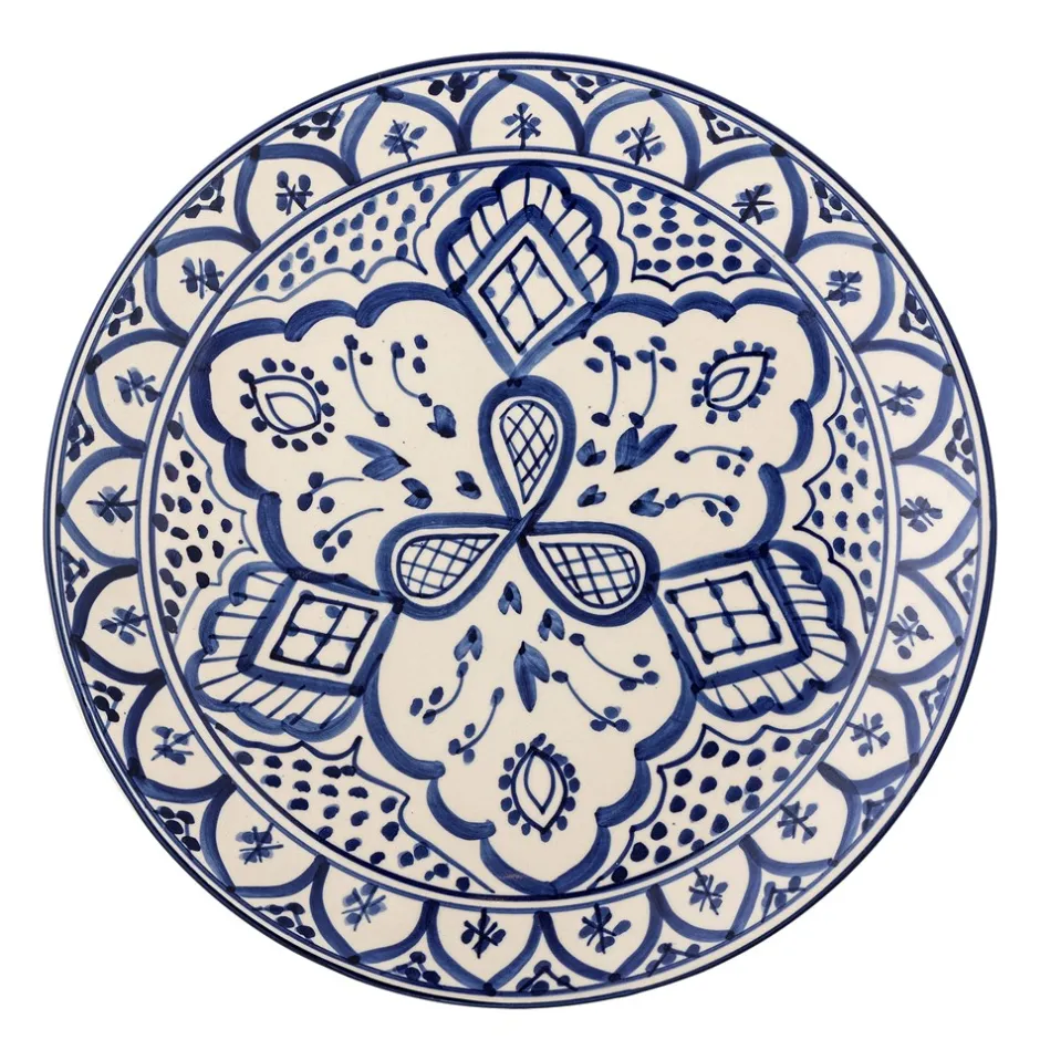 New Bloomingville Karlie Middagstallerken, , Ø27,5 cm Blue