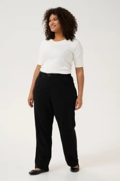 New Kaffe Curve KCmerla Bukser, , 50 Black