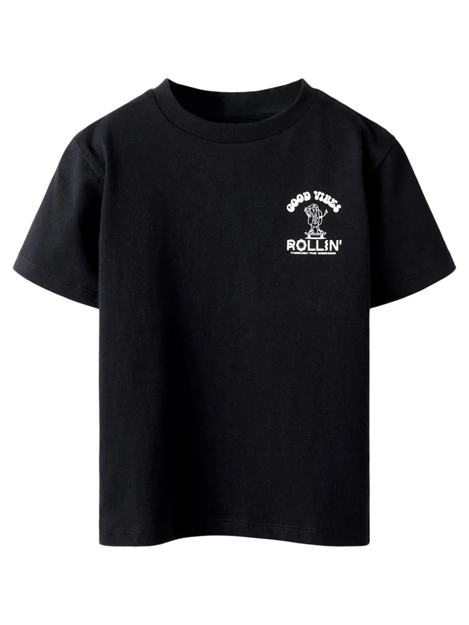 Hot Name It Ken T-shirt, , 110 cm Black