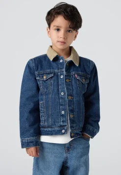 Levi's Kids Quilted Lined Trucker Denimjakke, , 6 år*Børn Overtøj