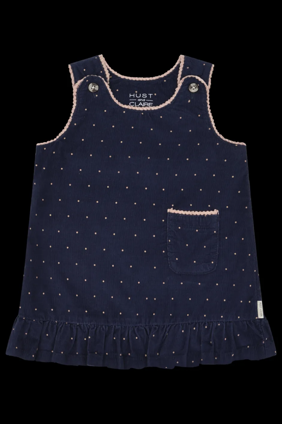 Hust & Claire Kis Dotty Kjole, , 74 cm*Børn Kjoler