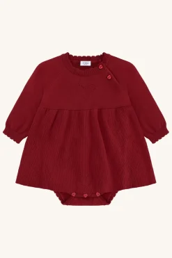 Hust & Claire Klara Kjole, , 92 cm Teaberry