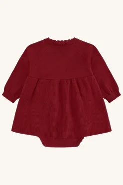 Hust & Claire Klara Kjole, , 92 cm Teaberry