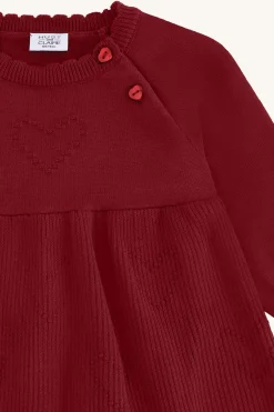 Hust & Claire Klara Kjole, , 92 cm Teaberry