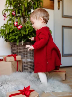 Hust & Claire Klara Kjole, , 92 cm Teaberry