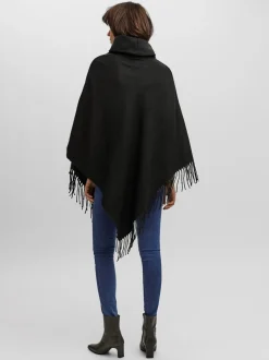 Online Vero Moda Kleo Poncho, Black