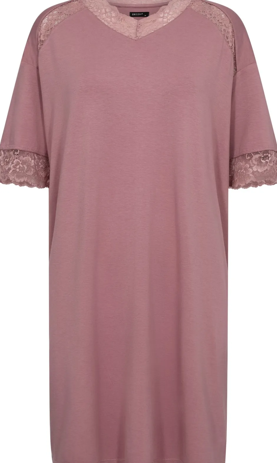 Decoy Kortærmet Natkjole, , M*Dame Loungewear