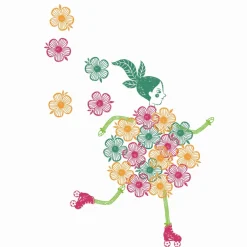 Djeco Kreative Stempler, Blomster Piger*Børn Kreativ Leg