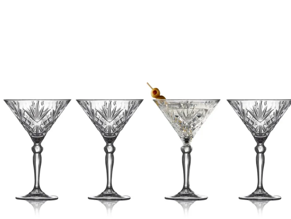 Lyngby Glas Krystal Melodia 4-pak Cocktailglas, , 21 cl* Glas