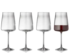 Online Lyngby Glas Krystal Zero 4-pak Rødvinsglas, , 54 cl Klar