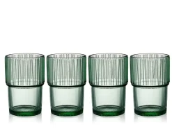 Bitz Kusintha 4-pak Cafeglas, Grøn, 38 cl* Glas