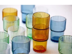 Bitz Kusintha 4-pak Cafeglas, Grøn, 38 cl* Glas